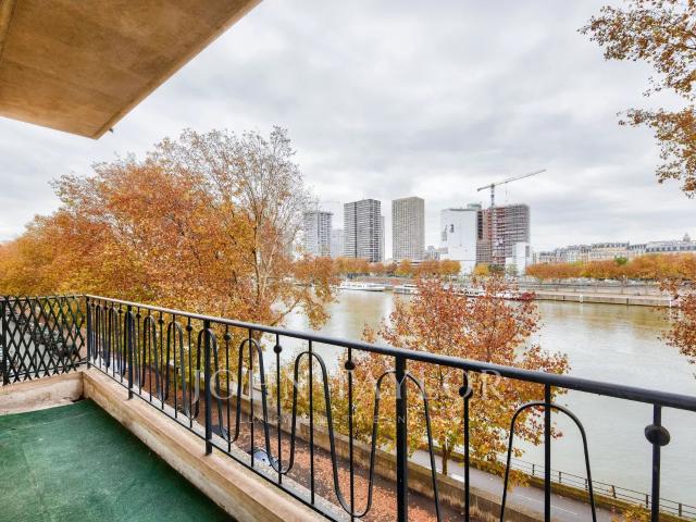 Vue imprenable sur la Seine Appartement traversant avec balcon