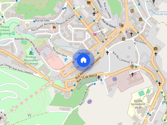 Quarto com varanda em Lamego proximo a Escola Superior