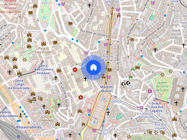 Quarto com wc e varanda privadas Lisboa Centro