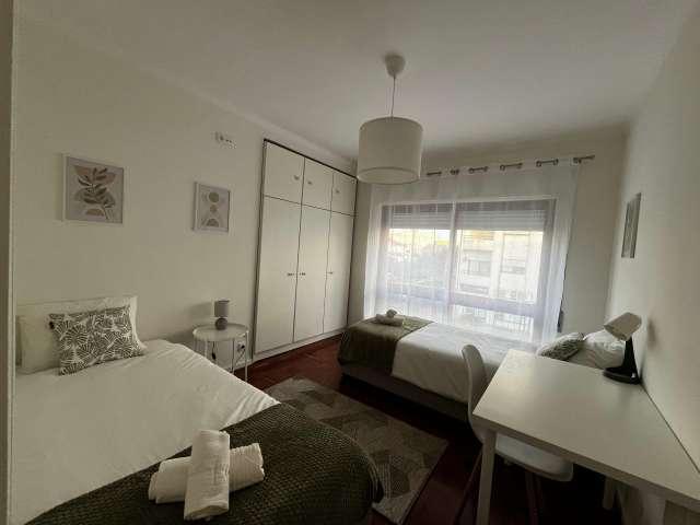 Quarto em apartamento partilhado para alugar em Matosinhos