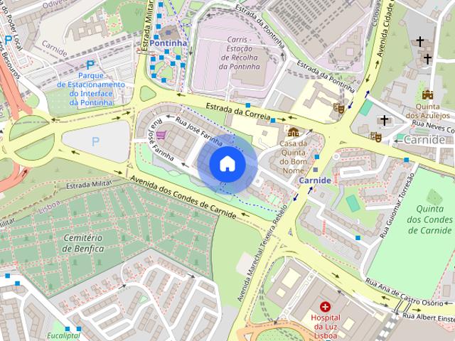Quarto congegante en appartamneto con vista ampla