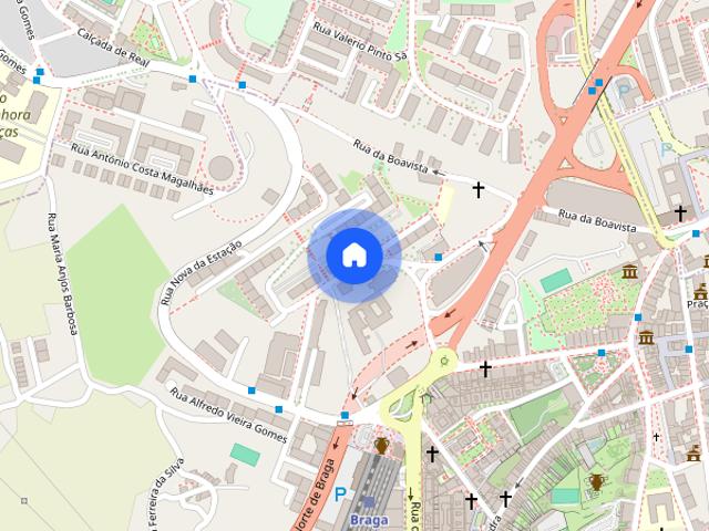 Quarto casa banho privativa Braga rua Dr Conego Manuel Faria