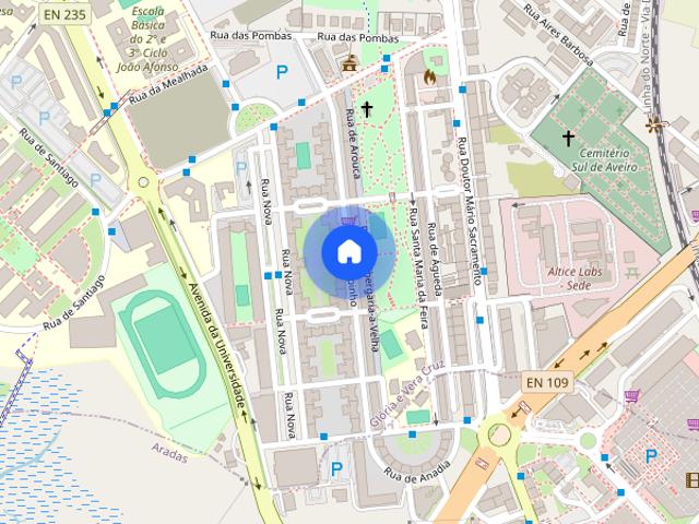 Quarto a 10 minutos a pe da Universidade e Hospital Aveiro