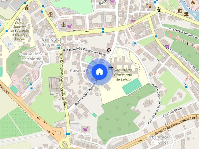 Quarto a estudantes disponivel duplo em Leiria