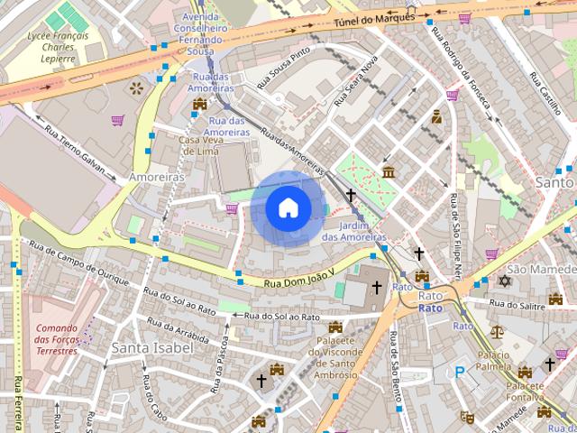 Quarto grande individual ao lado da estacao Damaia de Cima