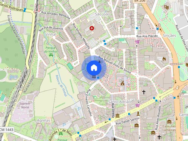 Quarto duplo no centro de Famalicao entre CESPU e Lusiada