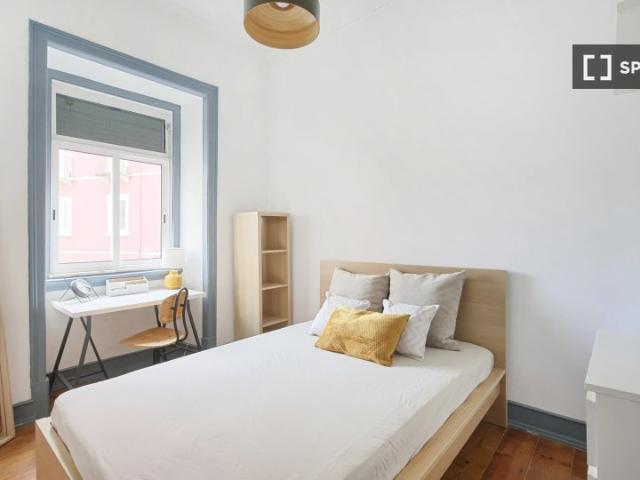 Quarto em apartamento partilhado para alugar em Lisboa