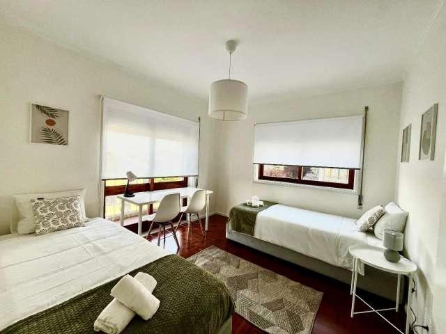 Quarto em apartamento compartilhado para alugar em Matosinhos, Porto