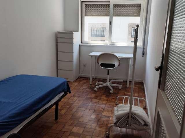Quarto em apartamento compartilhado para alugar no Porto