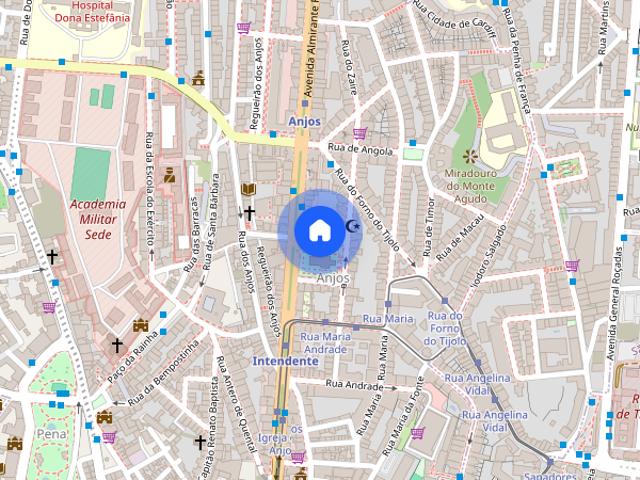 Quarto em apartamento localizado a 5 min metro em Lisboa