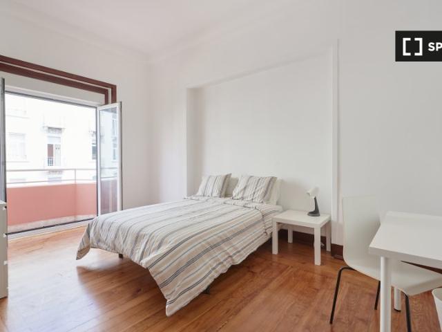 Quarto em apartamento partilhado com 9 quartos para alugar, Lisboa