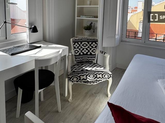 Quarto em apartamento partilhado de 4 quartos para alugar em Lisboa