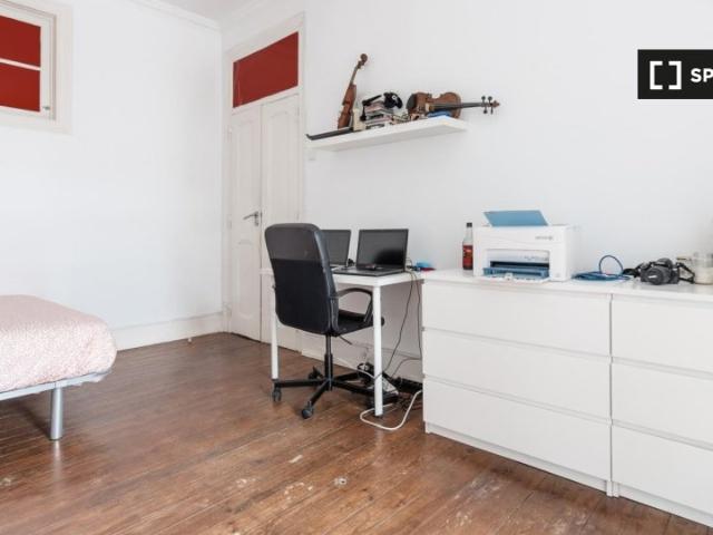 Quarto em apartamento partilhado para alugar em Lisboa