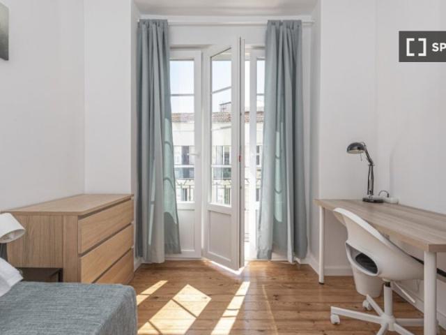 Quarto em apartamento partilhado para alugar em Lisboa