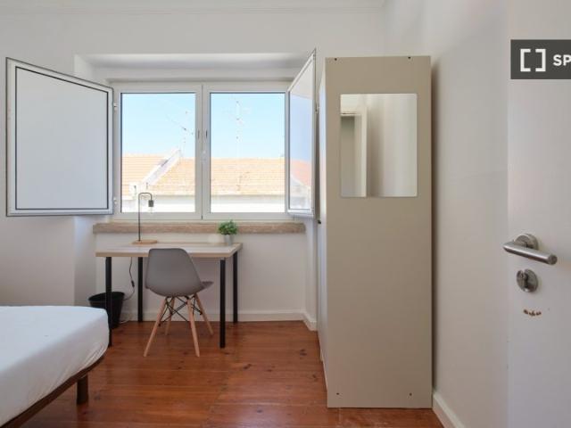 Quarto em apartamento partilhado para alugar em Lisboa