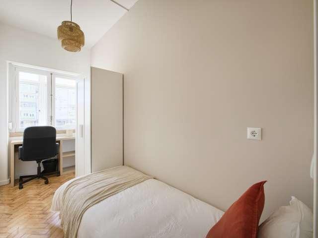Quarto em apartamento partilhado para alugar em Lisboa