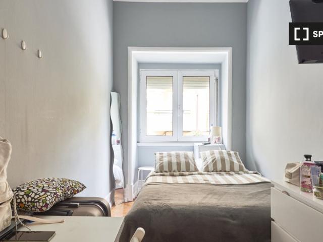 Quarto em apartamento partilhado para alugar em Lisboa