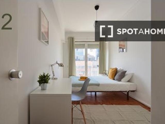 Quarto em apartamento partilhado para alugar em Lisboa