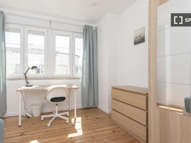 Quarto em apartamento partilhado para alugar em Lisboa