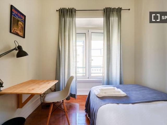 Quarto em apartamento partilhado para alugar em Lisboa