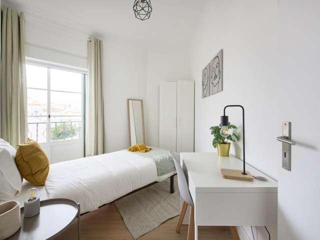 Quarto em apartamento partilhado para alugar em Lisboa