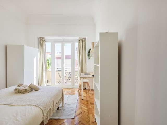 Quarto em apartamento partilhado para alugar em Lisboa