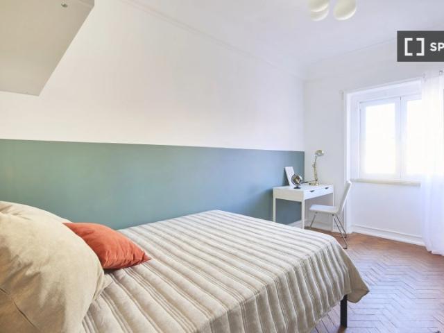 Quarto em apartamento partilhado para alugar em Lisboa
