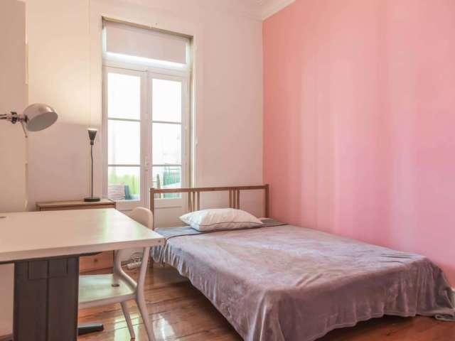 Quarto em apartamento partilhado para alugar em Lisboa