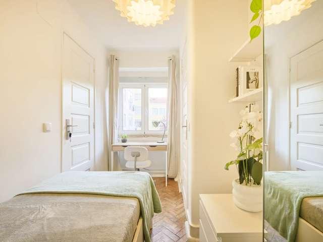 Quarto em apartamento partilhado para alugar em Lisboa