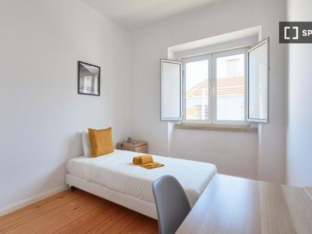Quarto em apartamento partilhado para alugar em Lisboa