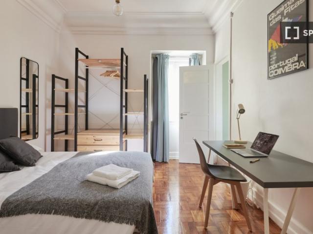 Quarto em apartamento partilhado para alugar em Lisboa