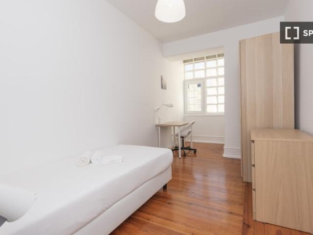 Quarto em apartamento partilhado para alugar em Lisboa