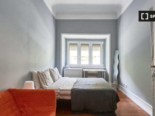 Quarto em apartamento partilhado para alugar em Lisboa