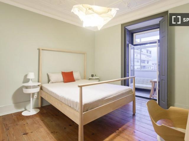 Quarto em apartamento partilhado para alugar em Lisboa