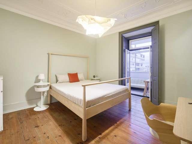 Quarto em apartamento partilhado para alugar em Lisboa