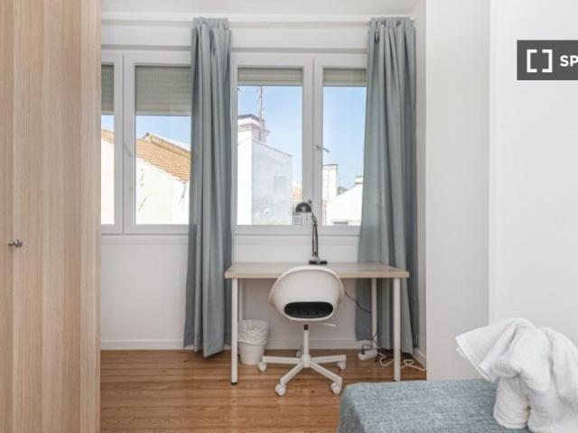 Quarto em apartamento partilhado para alugar em Lisboa