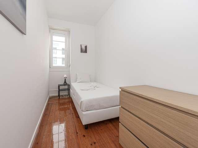 Quarto em apartamento partilhado para alugar em Lisboa