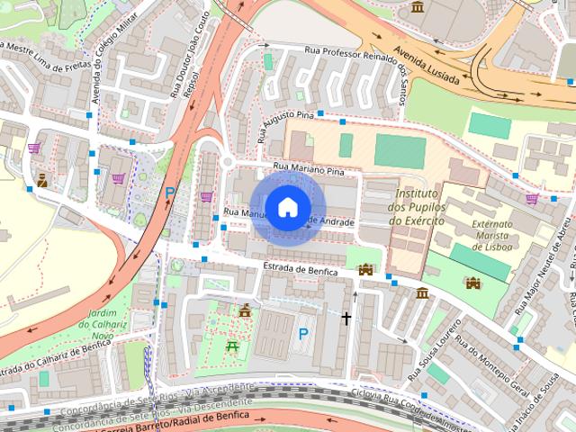 Quarto em Benfica com varanda perto de Universidades