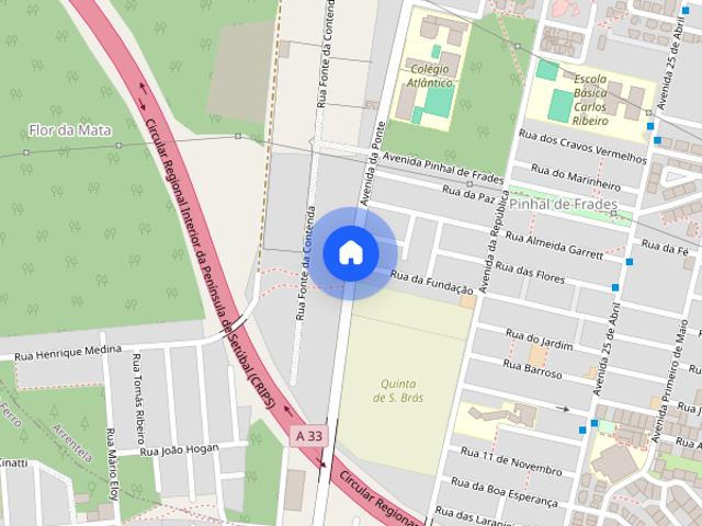 Quarto em moradia mobilada Seixal av da Ponte