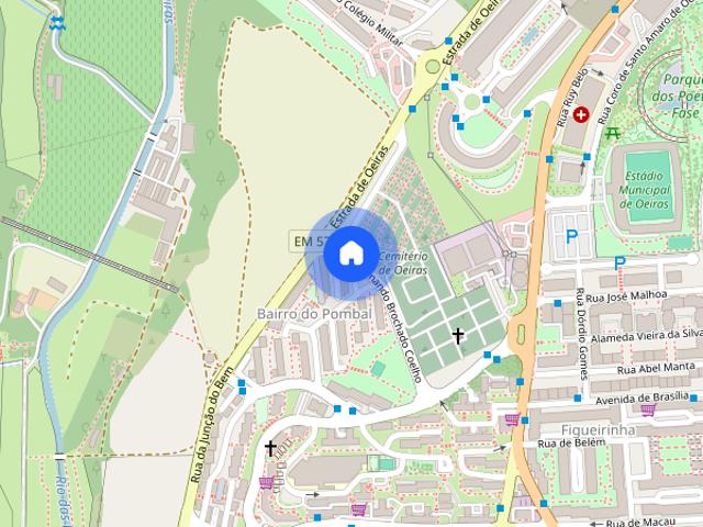 Quarto espacoso e soalheiro para estudantes Oeiras Parque