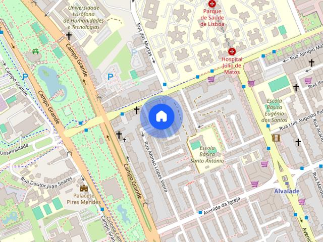 Quarto excelente Cidade Universitaria Lusofona Campo Grande