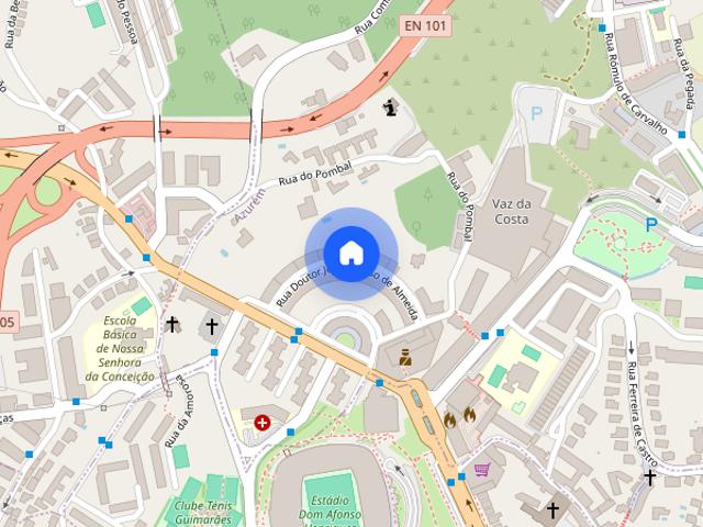 Quarto individual a estudante num T3 em Guimaraes UM