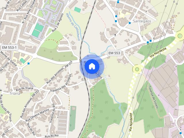 Quarto individual com varanda a 4 km do Campus da Asprela