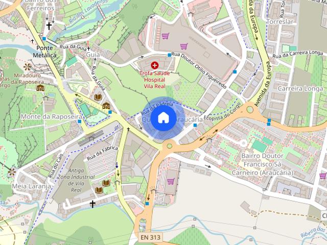 Quarto individual em apartamento Vila Real UTAD