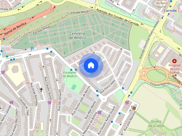 Quarto individual em Benfica Colombo Metro Linha Azul