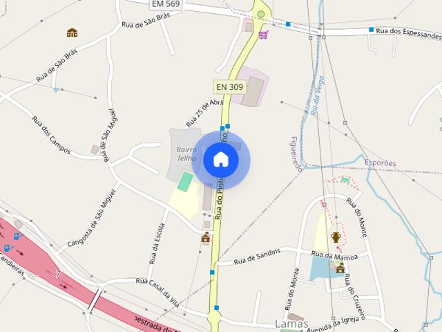 Quarto individual em Braga