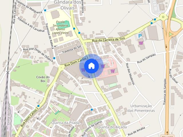 Quarto junto a todos os servicos em Leiria