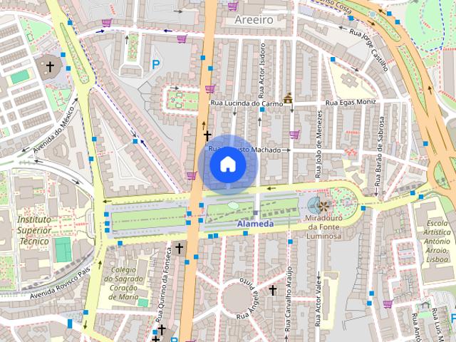Quarto junto ao IST e metros Areeiro e Alameda
