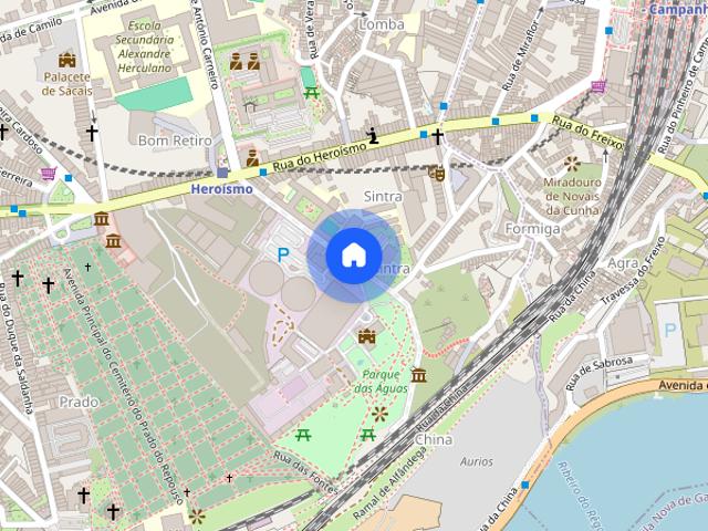 Quarto mobilado com wc privativo Porto Campanha