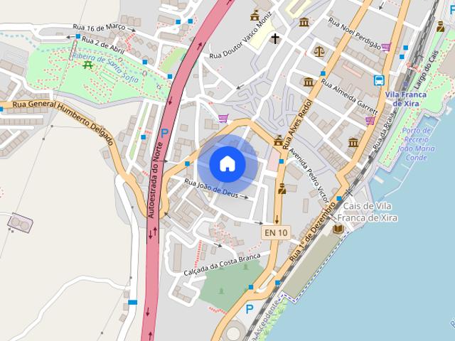 Quarto mobilado no centro de Vila Franca de Xira